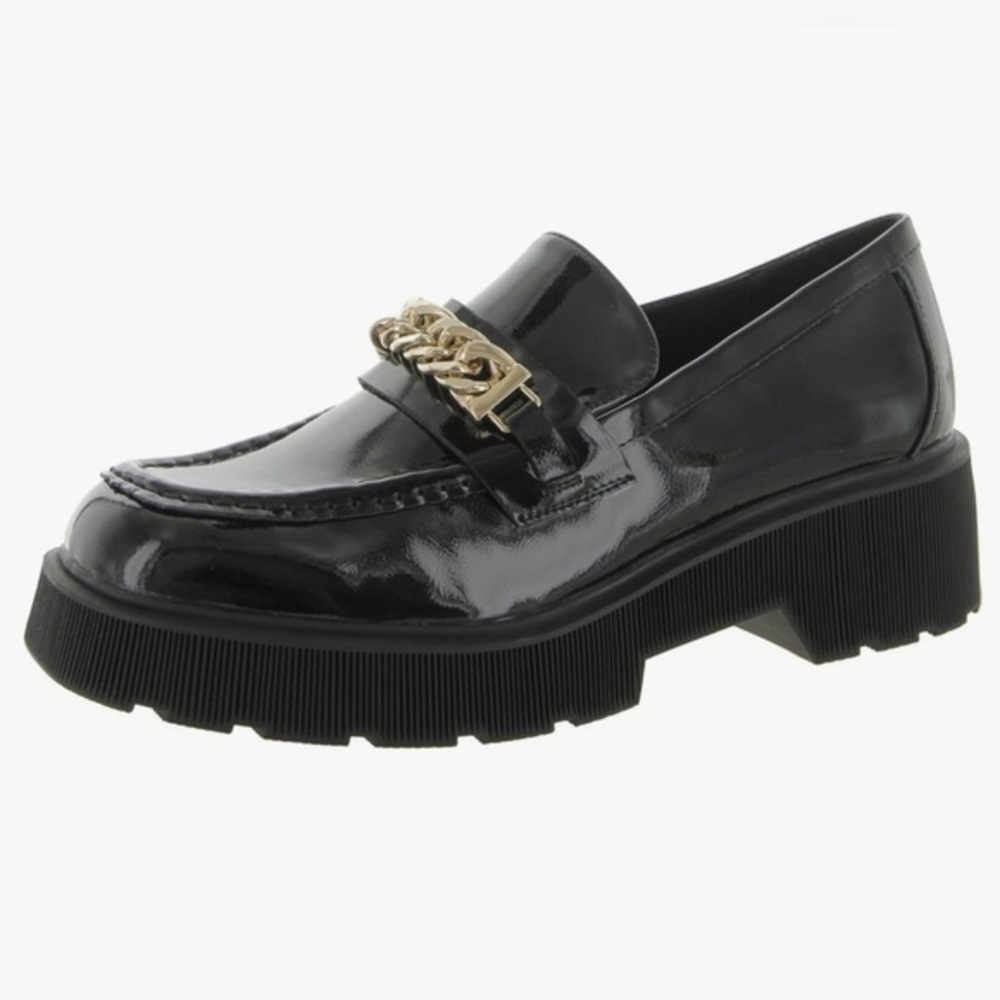 Aqua Womens BLAKE Patent
Flats Slip On Loafers